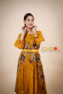 Multi Printed Flared Dress