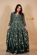 Georgette Ethnic Gown