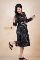 Multi Printed Flared Dress