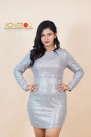 Multi Printed Flared Dress