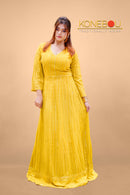 Georgette Ethnic Gown
