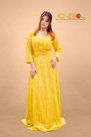 Georgette Ethnic Gown