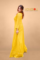 Georgette Ethnic Gown